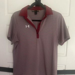 Under Armour Womens Golf Polo Shirt Size Medium